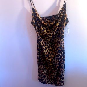Cheetah print dress